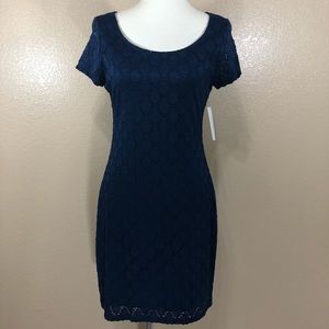 NWT Isaac Mizrahi Cobalt Navy Dress